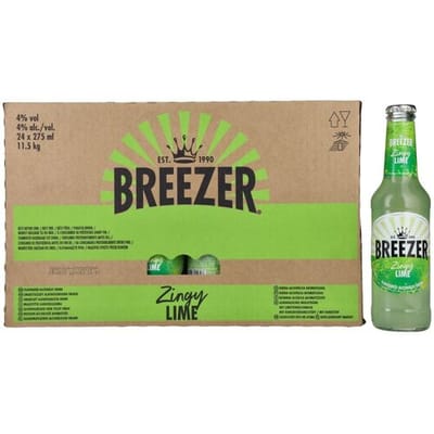 Bacardi Breezer Zingy Lime 4% Vol. 24x0,275l