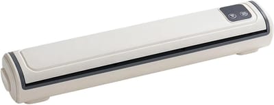 Vacuümsealer - Voedselsealer - Voedsel bewaren - Compact draagbaar ontwerp - Met zakken - Wit