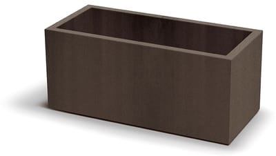 Bloempot Buiten Cubla Case 60x26x26cm CORTEN Ethick