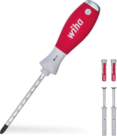 Wiha Plugschroevendraaierset SoftFinish® met pluggen met 6 mm ronde schacht in blister 5-delig - 41289