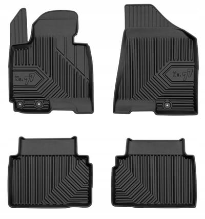 Frogum No.77 Rubberen Automatten - KIA Sportage III 2010-2015 - TPE - Zwart - Perfecte pasvorm - Hoge rand 4cm