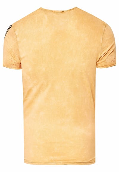 gewassen T-shirt met adelaarprint