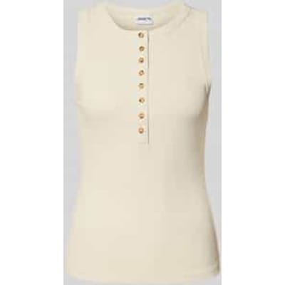 Tanktop met knoopsluiting