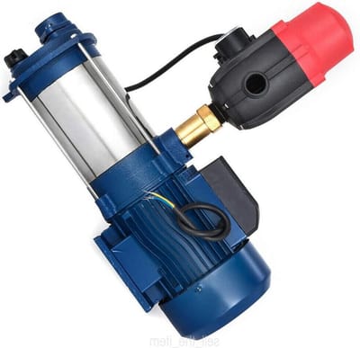 Waterpomp Krachtige Pomp - Centrifugaalpomp Hogedruk - Tuin Bewatering - Roestvrij Staal - 2500W - Blauw