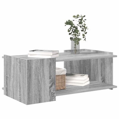 vidaXL - Salontafel - Grijs - sonoma - 90 - x - 50 - x - 33 - cm - Bewerkt - hout