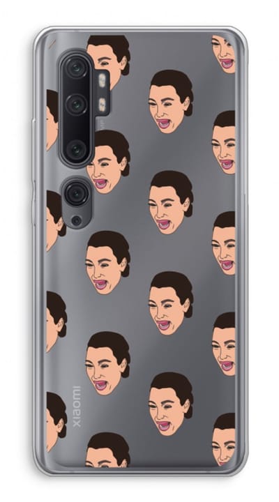 Case Company® - Hoesje geschikt voor Xiaomi Mi Note 10 Pro hoesje - Ugly Cry Call - Soft Cover Telefoonhoesje - Bescherming aan alle Kanten en Schermrand