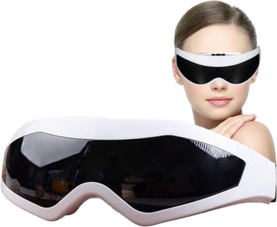 Oogmassageapparaat - Verwarmd oogmasker - Oogontspanning - Magnetische stimulatie - 21 x 10.8 cm
