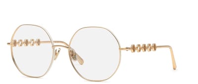 Philipp Plein VPP070M Oro rose' c/parti avorio lucido 56/18/140 WOMAN Brilmonturen
