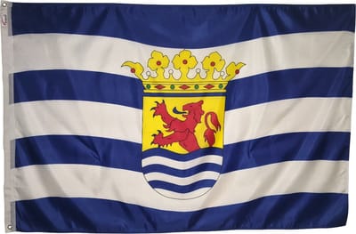 Trasal - vlag Zeeland - zeeuwse vlag - 150x90cm