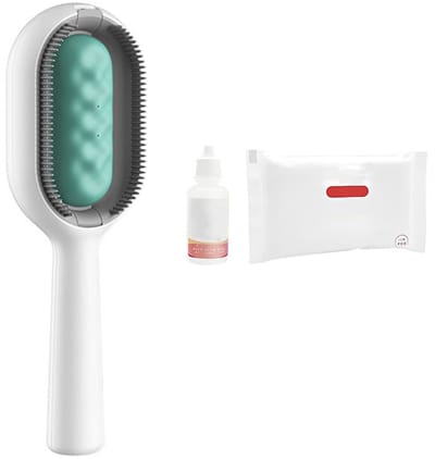 NAXSIR Kattenborstel met Watertank - Professionele Haarverzorgingskam voor Katten & Honden (Verwijdert Losse Haren + Geschikt voor Serums)