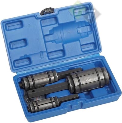 Uitlaat verbreder set, 3 delig, bevat de maten 28-44mm, 38-63mm en 53-88mm
