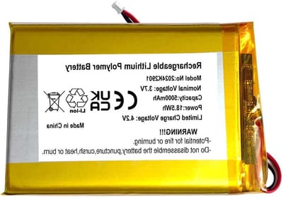 Babyfoon Batterij - Vervangende Batterij - Monitor Gebruik - Hoge Capaciteit - 5000mAh - Zwart