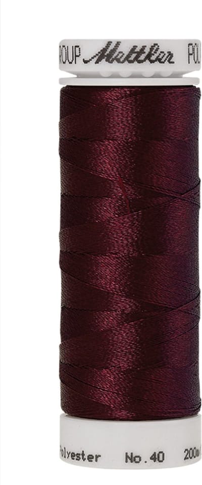 Mettler borduurgaren - Rood - Nr 2115 - Polysheen - 200 meter
