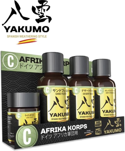 Mr. Hobby Modelbouwdecoratie - AMMO MIG WY03 YAKUMO WWII Afrika Korps - Weathering Set Effecten set