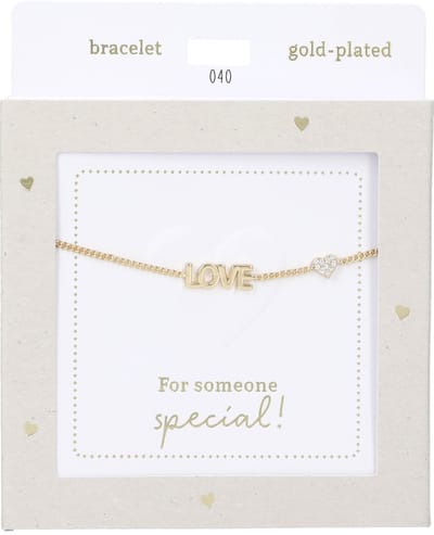 Depesche - Armband "Heart of Gold" - mot. 040 - Love - gold