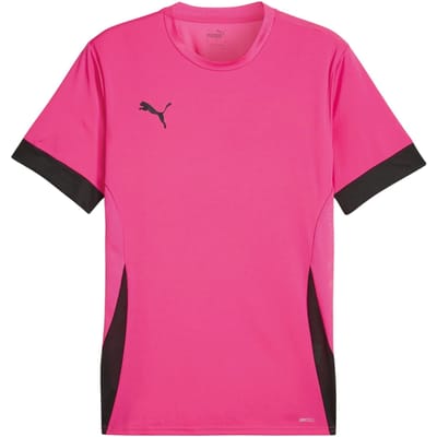PUMA teamGOAL Matchday Jersey Heren Sportshirt - Fluro Pink Pes-PUMA Black-PUMA Black