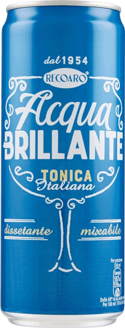 Recoaro Acqua Brillante Tonica Italiana - Tonic - tray 24 x 33cl