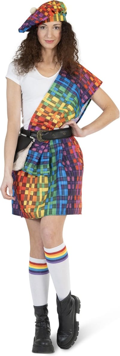 Schotse kilt regenboog