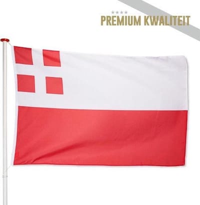Utrechtse Vlag Utrecht 70x100cm - Kwaliteitsvlag - Geschikt voor buiten