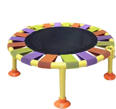 Opvouwbare Trampoline - Fitness Trampoline - Binnen Trainen - Compact Opvouwbaar - 45 x 16 cm - Multicolor