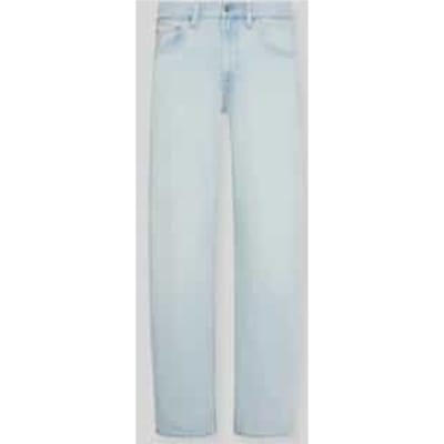 Calvin Klein 90s Straight Vintage Jean Vintage Whisper Maat: W34L32 | Straight Jeans Outlet | Heren | Blauw