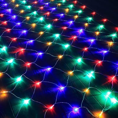 Netverlichting Buiten - Lichtsnoer Gaas - Decoratief Gebruik - Aansluitbaar Ontwerp - 10m x 8m 2000led - Transparant