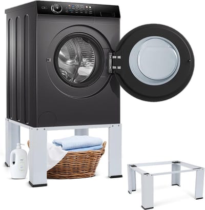 Verstelbaar Metalen Onderstel voor Wasmachine en Droger - 64x54.5x32 cm - Max 150kg