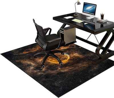 Bureaustoelonderlegger - Vloerbeschermer Bureau - Vloer Beschermen - Antislip TPR Onderkant - 130 x 150 cm - Grijs