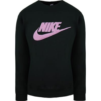 Nike Loose Fit Long Sleeve Crew Neck Zwart Dames Sweatshirt DC5139 010