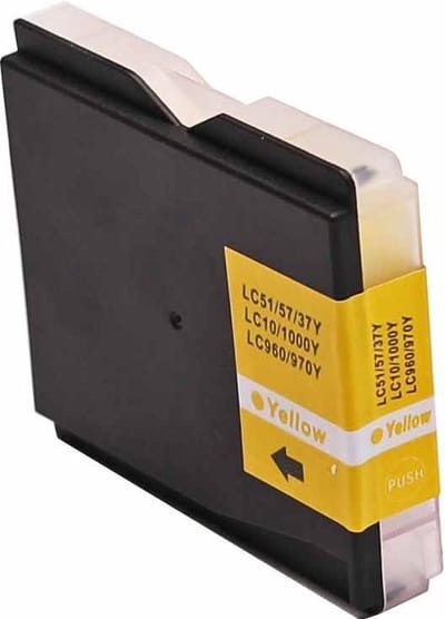 ABC huismerk inkt cartridge geschikt voor Brother LC-970Y LC-1000Y LC-970 LC-1000 geel voor DCP-130C DCP-330C DCP-330CN DCP-350C DCP-350CJ DCP-350 DCP-353C DCP-357C DCP-520 DCP-525C DCP-525CJ DCP-530CJ