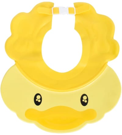 Dailygoods- Babydouchemuts - Haarwasbescherming - Verstelbare Shampookap - Badhoofdbescherming - Viziermuts voor Ogen - Zacht en Comfortabel