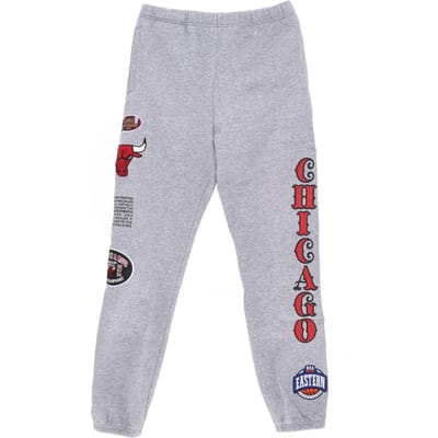 Fleece trainingsbroek voor heren Nba Team Origins Fleecebroek Hardwood Classics Chibul Grey Heather