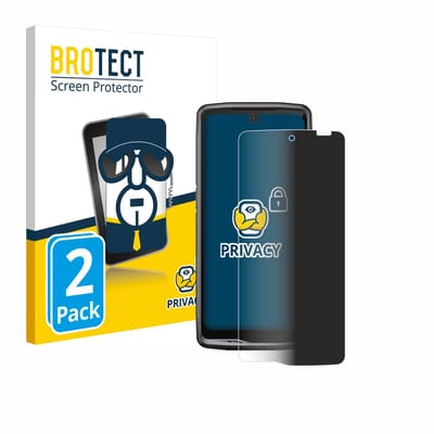BROTECT - privacy screenprotector voor Crosscall Stellar M6 - Folie Beschermfolie Blauwlichtfilter 2 Stuks