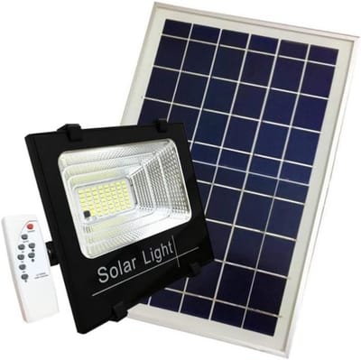 Krachtige 25W LED Zonne Wandlamp met Bewegingsmelder en Afstandsbediening - Dimbaar Koud Wit Buitenverlichting
