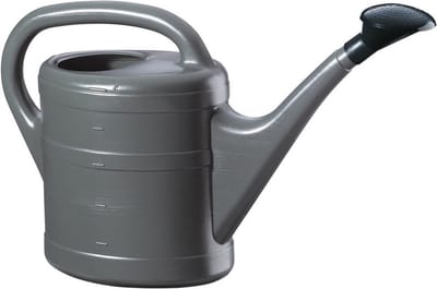 Geli Gieter - antraciet - kunststof - met broeskop - 5 liter - tuin/tuinier benodigdheden