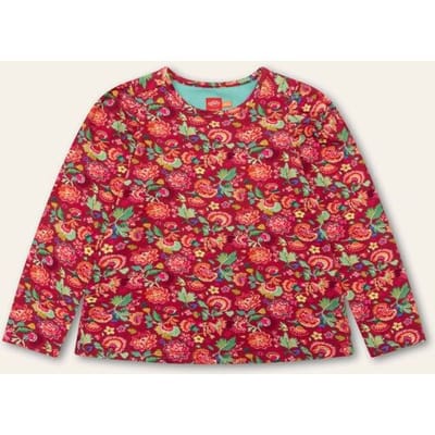 Oilily Triangle T-Shirt- maat92/2T Persian Rood