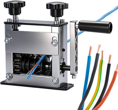 Elektrische Stripper - Kabelstripper Draadstripper - Efficiënt Draden Strippen - 6-Gaats Dubbele Modus - 1-17mm Stripbereik - Zilver