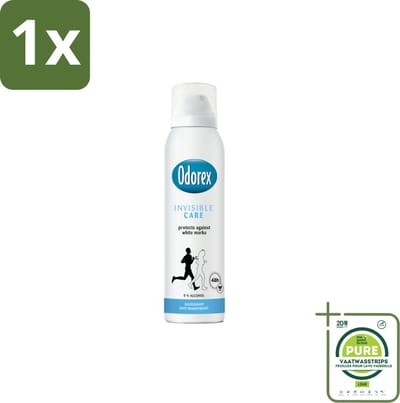 1 x Odorex Deodorant Spray Invisible Care 150 ml - Onzichtbare Bescherming - Deospray - Zweetvermindering - Geurvermindering - Huidvriendelijk