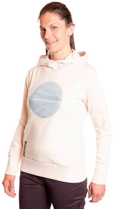 Trangoworld Molo Hoodie Beige L Vrouw
