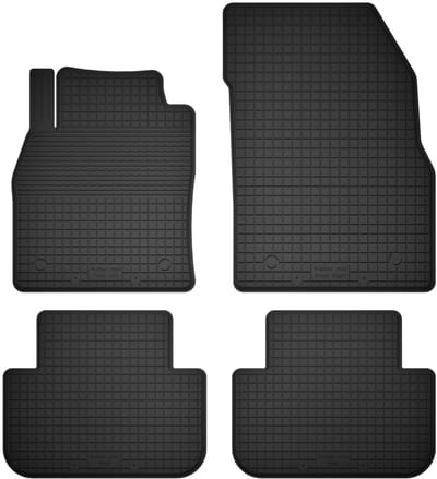 Wielganizator BasicProtect Serie - Rubber Automatten - Mercedes Citan - 2012+ - Zwart