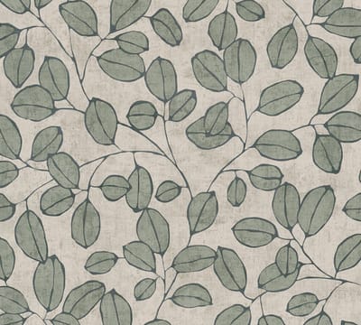 BLADEREN BEHANG | Modern - Grijs Groen - A.S. Création Nordic Feeling