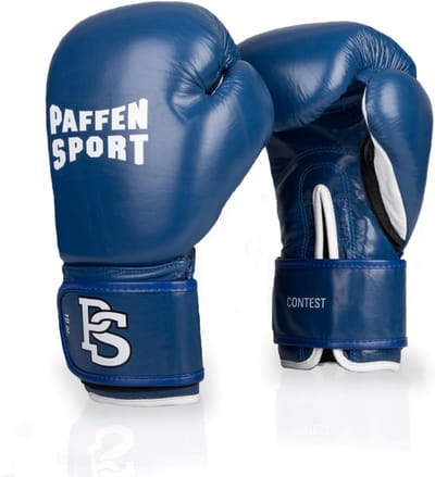Officiële Wedstrijdbokshandschoenen Blauw met DBV-Keurmerk - Voldoet aan Olympische Eisen