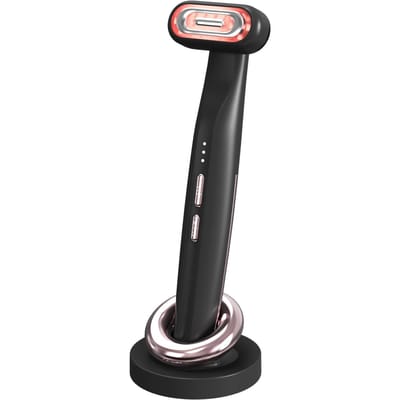 Oog Schönheidsinstrument Ems Micro-elektrische Introducer Vibrerende Oogmassager Huishoudelijke Multifunctionele Hete Compressie Schönheid Stick zwart