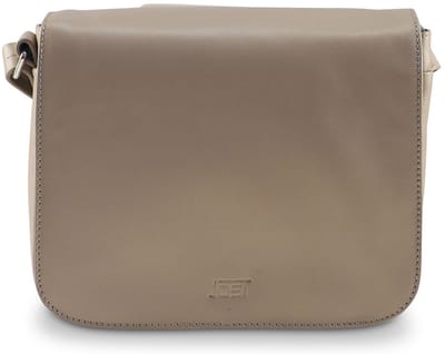 JOST Leren Schoudertas Arva Crossbody Bag Ecru Taupe