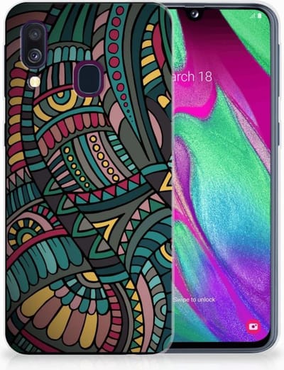 Samsung Galaxy A40 TPU bumper Aztec