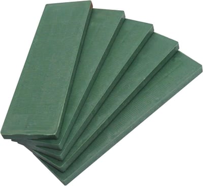 SKIR'CO (60 stuks) kunststof platte platen 5 mm, glasdiktes 40 x 100 mm, afstandhouders voor kozijnen, dikte voor deurkozijnen en ramen