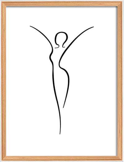 Walther Silhouette - Houten lijst - Fotoformaat 30x40 cm - Beuken