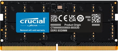 Crucial CT32G48C40S5 - Laptopgeheugen - 32GB - DDR5 - SODIMM - 4800MHz - 1 x 32 GB