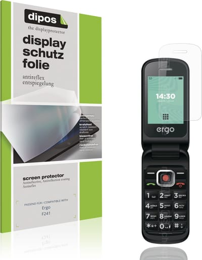 dipos – 4x Matte Beschermfolie geschikt voor Ergo F241 | Krasbestendige & antireflecterende Screenprotector Ultra-Thin