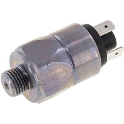 10 tot 100bar SPDT Staal Drukschakelaar G1/4'' 42VAC Platte Stekker - PSL-E-U-10-100-OC-FP